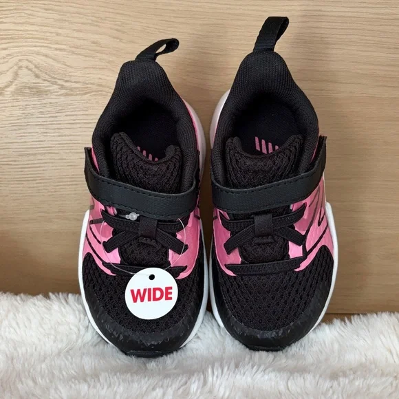 ✨$25✨NWT•New Balance Rave Run Toddler Kids' Sneakers | Black/Pink | 5T Wide - Picture 5 of 12
